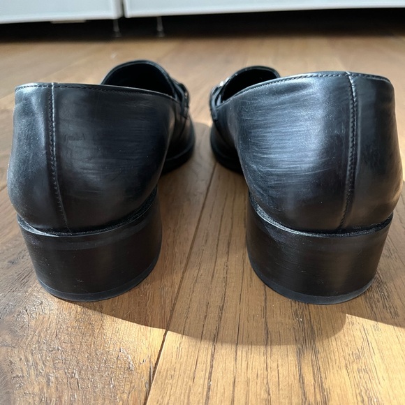 Paul Green black leather loafers - Picture 3 of 5